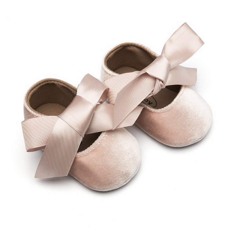 Baby / Toddler Bowknot Decor Solid Prewalker Shoes
