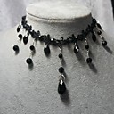 Handmade Elegant Classical Black Crystal With Lolita Necklace