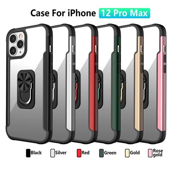 Top Quality TUP+PC+Metal Phone Cases For 11 12 Mini Pro Max Xr X Xs Max 7 8 Plus For Samsung S20 Note20 S20 FE Cover Case with Metal Bracket