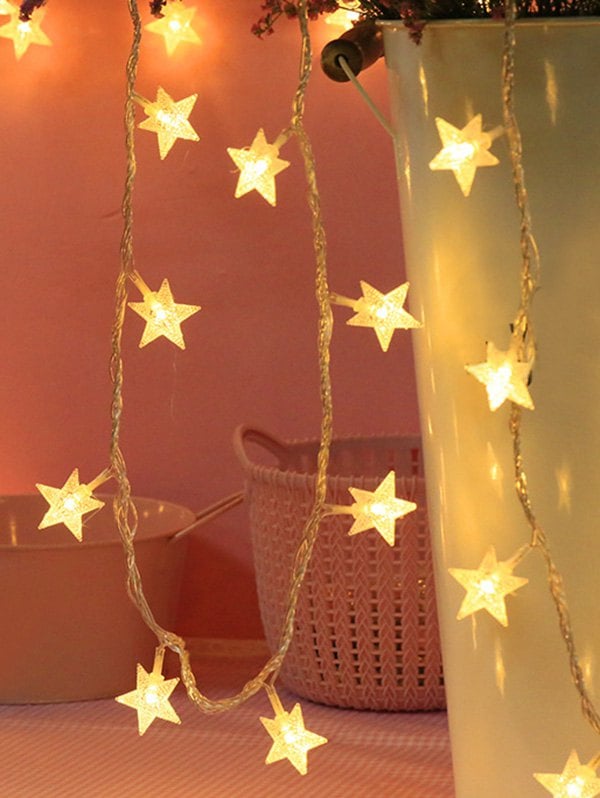 Christmas Star Shape Decorative LED String Lights