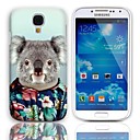 Lovely Koala Pattern Hard Case with 3-Pack Screen Protectors for Samsung Galaxy S4 mini I9190