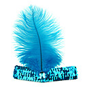 Bleu Indian Style Cuir Halloween Bandeau (1 pièce)