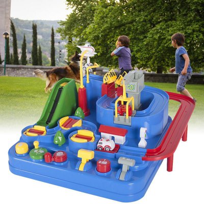 Manual Car Adventure Track Family Game Toy