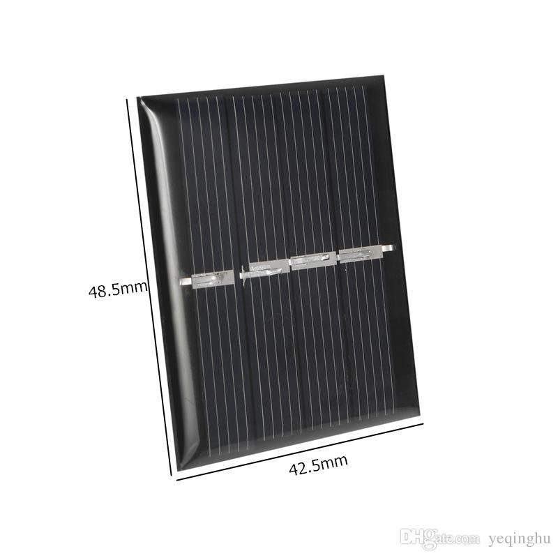 Mini 0.36W 2V Solar Cell Module Polycrystalline Solar Panel DIY Solar Toy Panel System Epoxy Education 42.5*48.5MM 100pcs/lot Free Shipping