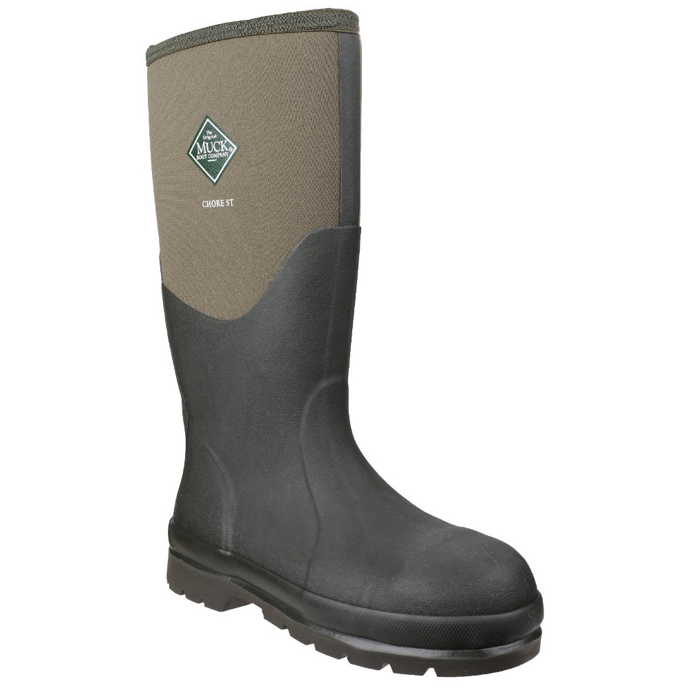 Muck Boots Mens Chore Classic Steel Toe & Mid Wellington Safety Boot UK Size 9 (EU 43  US 10)