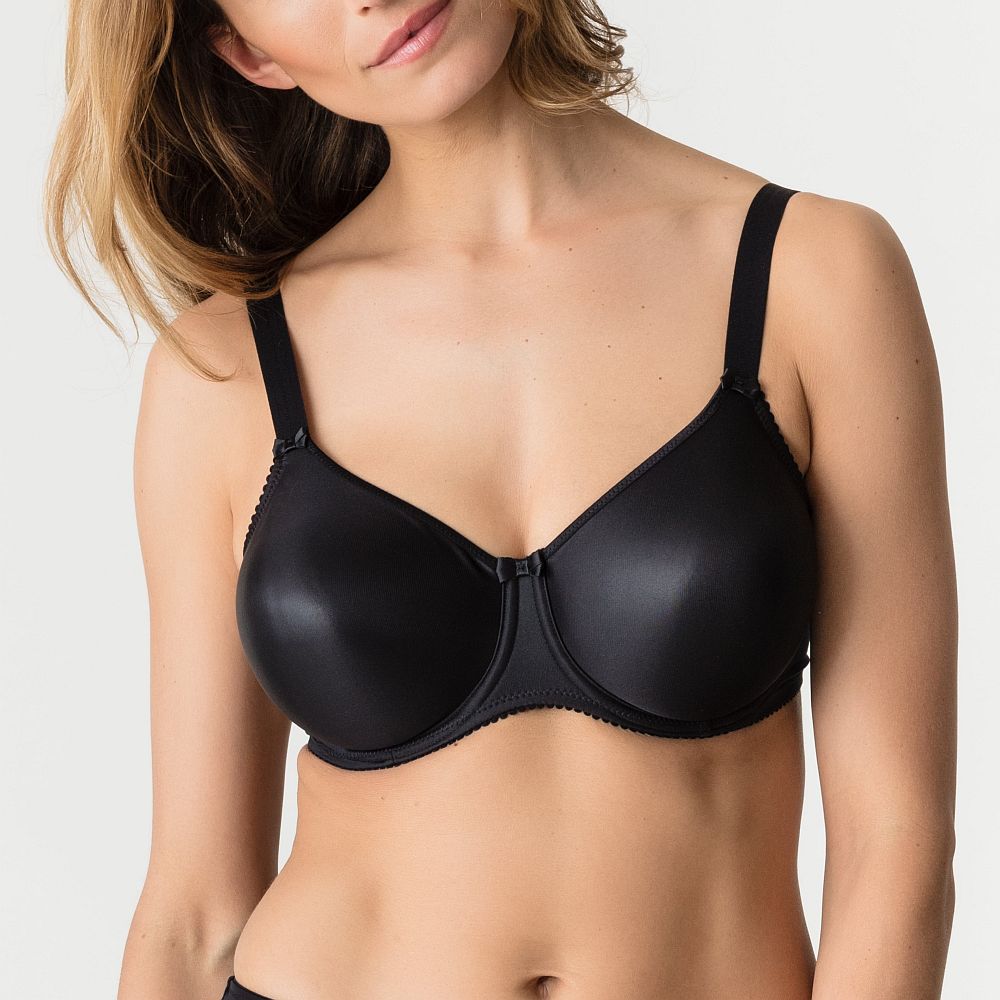 PRIMA DONNA BH Satin Minimizer, ungefüttert, Schwarz Schwarz | 75 D