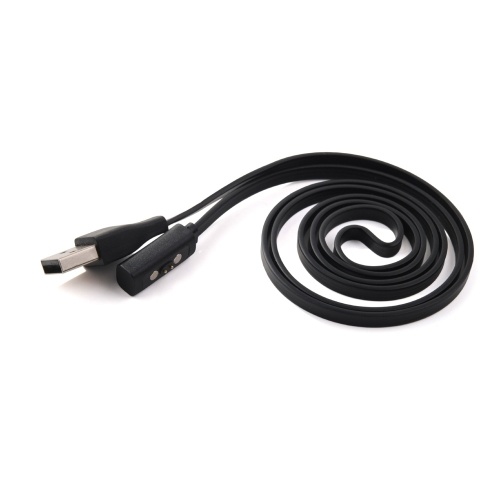 Câble de charge Smart Watch pour Pebble Time rond Pebble Time Pebble Time Câble en acier Pebble 2 Pebble 2 SE avec interface USB Câble de 1 mètre avec interface magnétique Câbles de charge pour Smart Watch