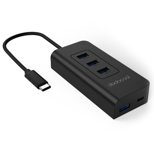 dodocool USB-C to SuperSpeed 4-Port USB 3.0 Hub with USB Type-C Input Charging Port Power Delivery