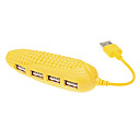 4 Ports USB 2.0 Corn Shaped High Speed HUB
