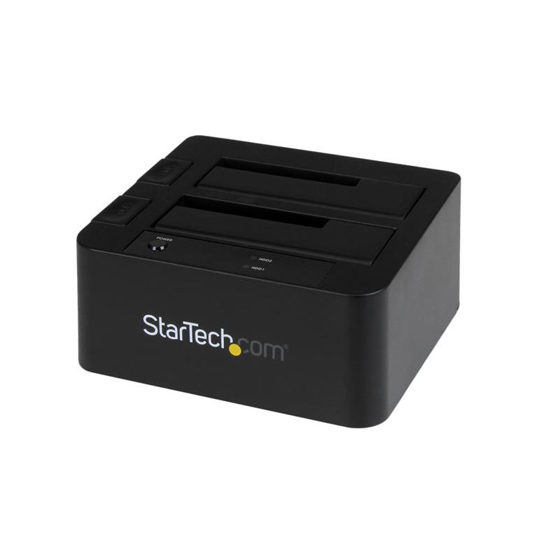 Startech USB 3.0/eSATA Dual HDD Docking Station with UASP for 2.5/3.5in SATA SSD/HDD