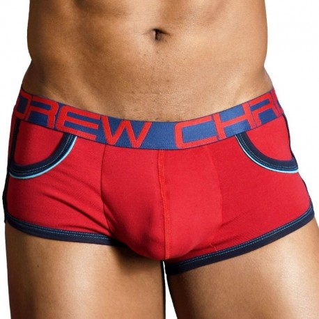 Andrew Christian Retro Pop Pocket Boxer with Show-It - Red L