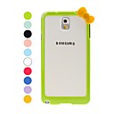 Cartoon Bow Pattern Bumper Frame for Samsung Galaxy Note 3 N9000