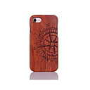 Case For Apple iPhone 7 / iPhone 6 / iPhone 5 Case Shockproof / Embossed / Pattern Back Cover Word / Phrase Hard Wooden for iPhone 7 Plus / iPhone 7 / iPhone 6s Plus