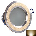 2PCS SET  3W 330LM 3000K Warm White LED Ceiling Light / Spotlight (100~240V)
