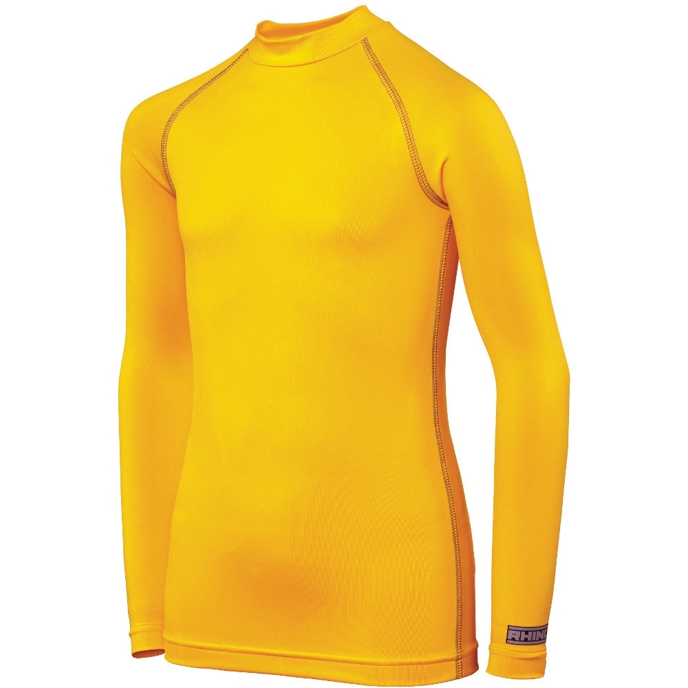 Rhino Boys Long Sleeve Quick Drying Turtleneck Baselayer Top XSY - (Chest 24/26')