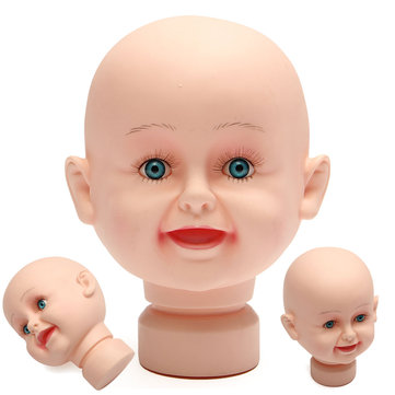 Cute Children Kid Mannequins Manikin Head Model Stand Hats Wig Display