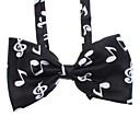 Musical Note Pattern Bowknot Neck Tie for Pets Dogs Cats (Neck: 26-38cm)