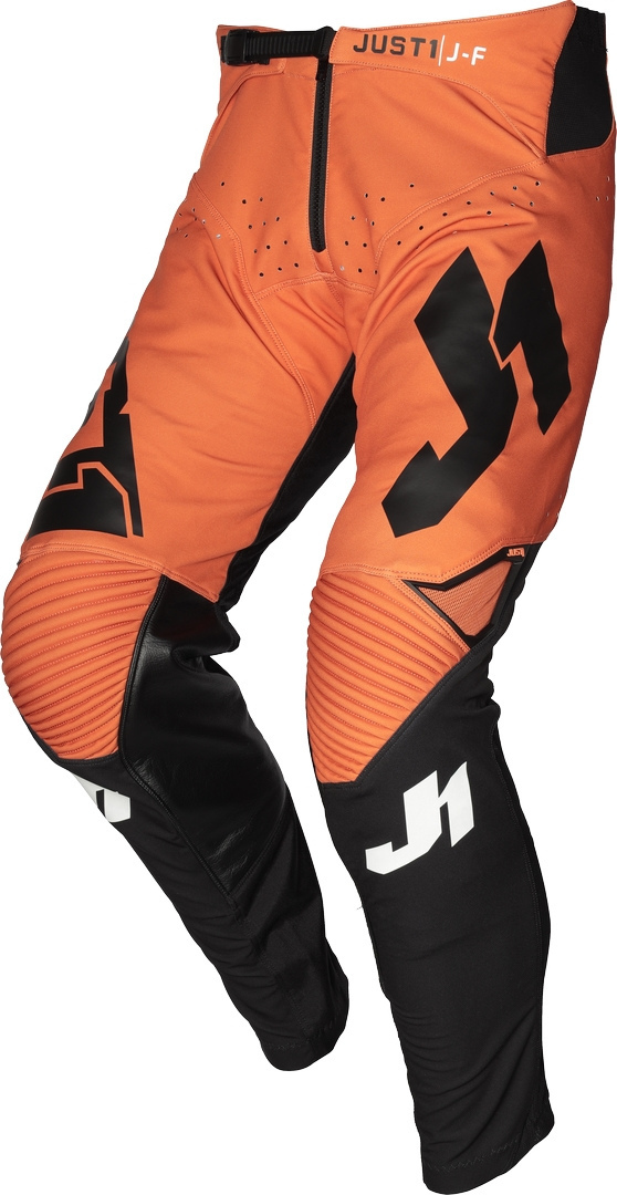 Just1 J-Flex Jugend Motocross Hose Schwarz Orange 36