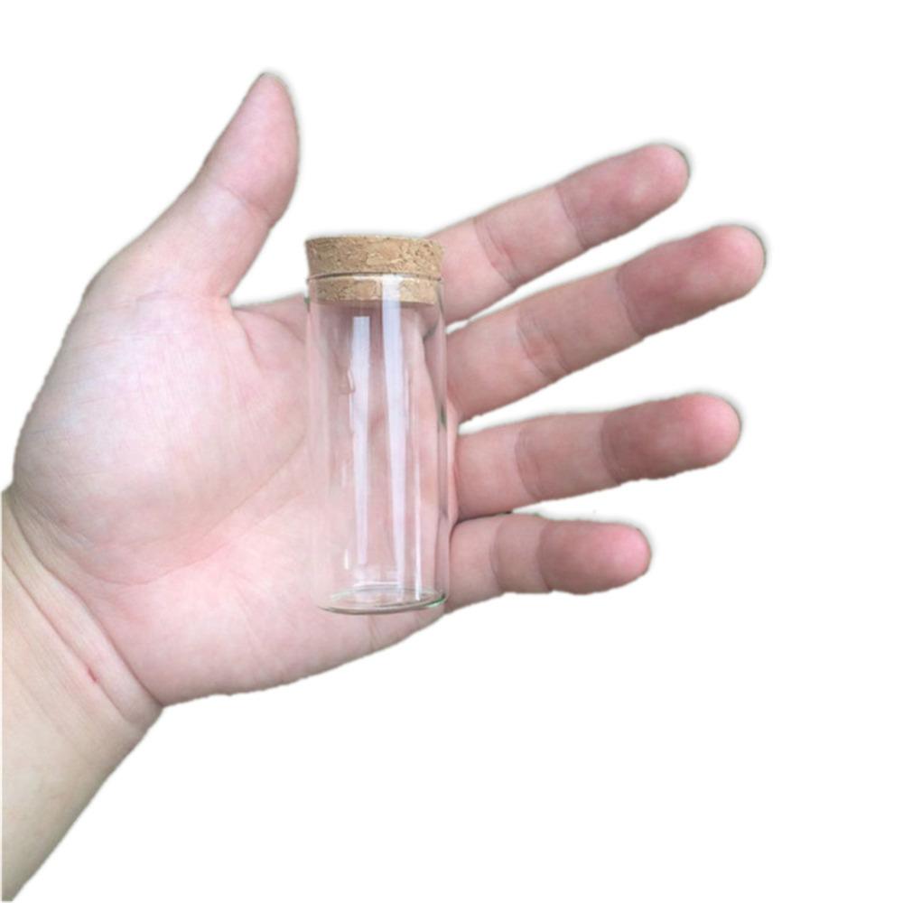 30*70mm 30ml Glass Vials Jars Test Tube With Cork Stopper Empty Glass Transparent Clear Bottles 50pcs/lot