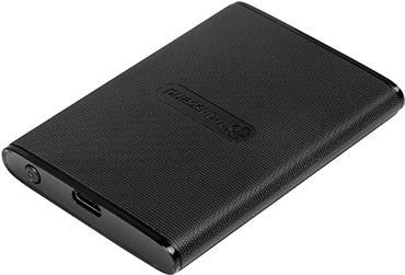 Transcend ESD230C - SSD - 960 GB - extern (tragbar) - 2.5 (6.4 cm) - USB 3.1 Gen 2 (USB-C Steckverbinder) - Schwarz (TS960GESD230C)