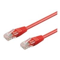 Wentronic goobay - Netzwerkkabel - RJ-45 (M) bis RJ-45 (M) - 25,0m - UTP - CAT 6 - geformt, ohne Haken - Rot (95666)