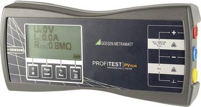 Gossen Metrawatt Profitest PV Sun Solar-Messgerät, Photovoltaik-Messgerät LCD, 0 - 1000 V/DC (M360C)