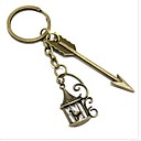 An Arrow through the Heart Bronze Alloy Keychain(1Pc)