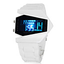 Men's Watch Sports Stealth Aircraft Style LED Silicone Strap