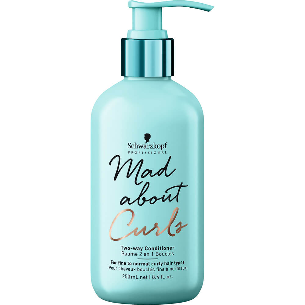 schwarzkopf professional mad about curls two-way conditioner, 250ml