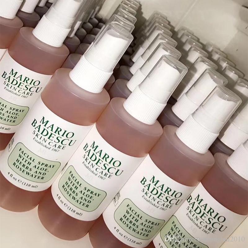 Mario Badescu Skin Care Facial Spray with Aloe Cucumber And Green Tea Herbs and Rosewater 118ml face Toners DHL free