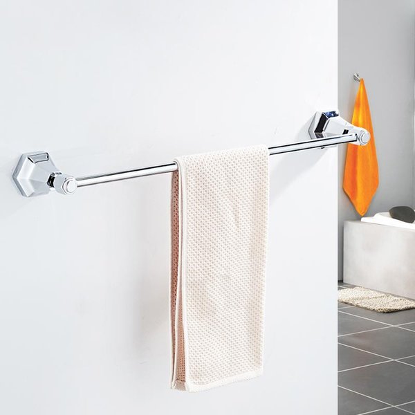 Towel Racks Vidric Single Bars Black Color Wall Mounted Holder In Hanger Bathroom Accessories Bath Har