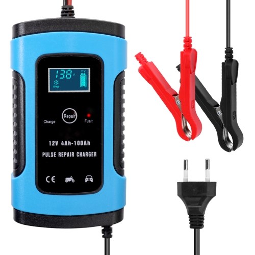 Chargeur de batterie de voiture entièrement automatique 12V 6A