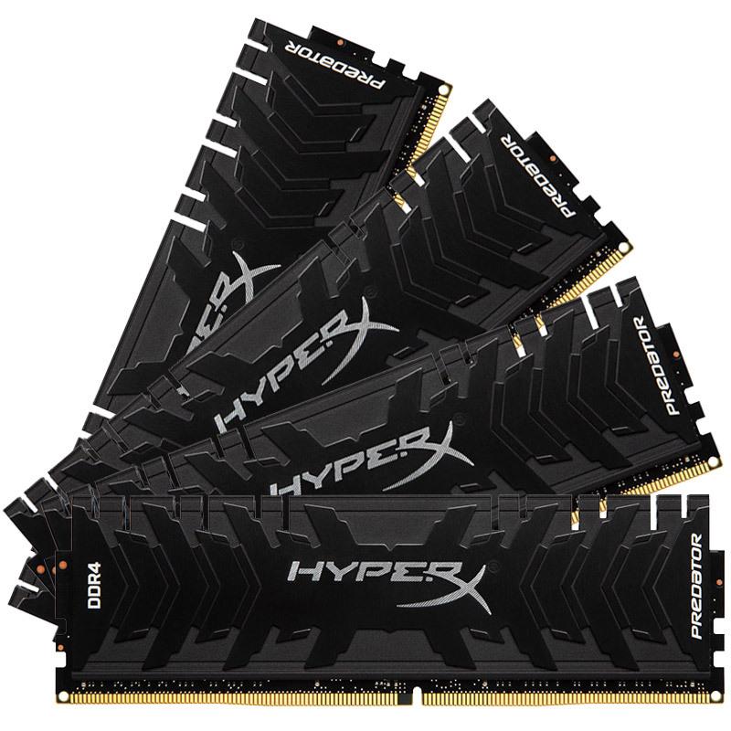 HyperX Predator Black 64GB (4x16GB) 3333MHz DDR4 Non-ECC 288-Pin CL16 DIMM PC Memory Module