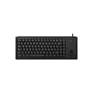 CHERRY Compact-Keyboard G84-4400 - Tastatur - USB - Deutschland - Schwarz