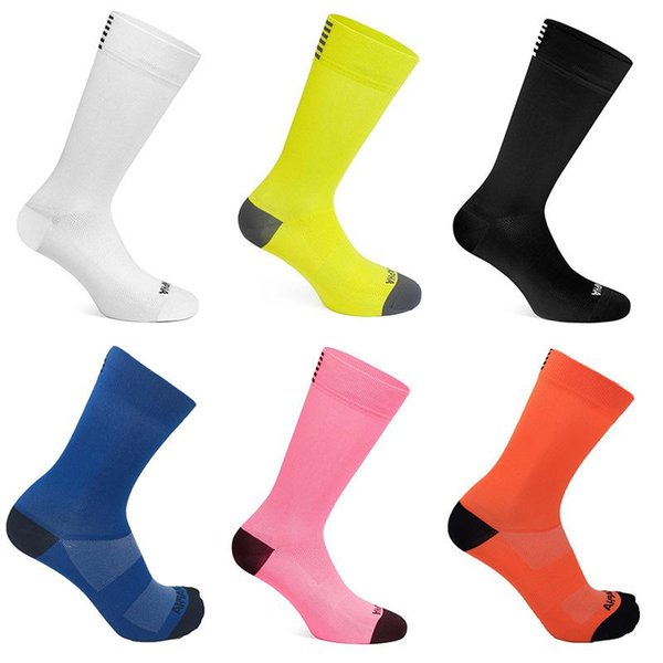 Sports Socks 2 Pairs Cycling Breathable Competition Bike Men Women Outdoor Calcetines Ciclismo Wholesale