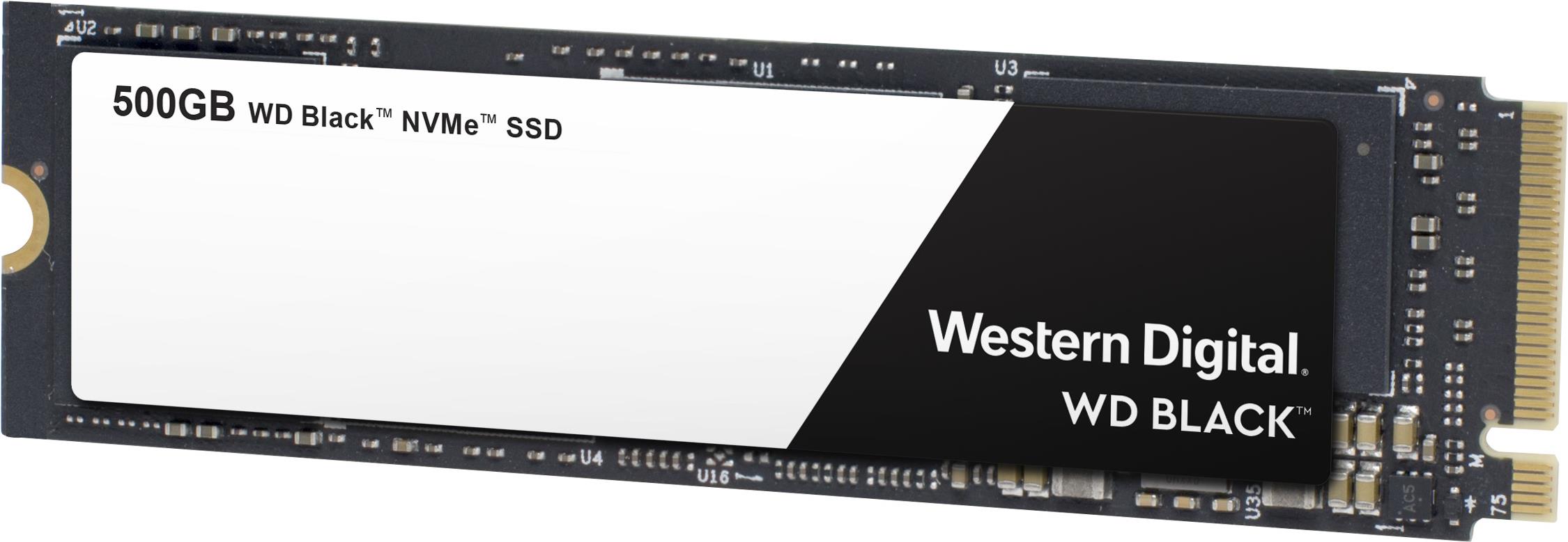 WD Black NVMe SSD WDS500G2X0C - SSD - 500 GB - intern - M.2 2280 - PCI Express 3.0 x4 (NVMe)