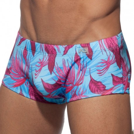 Addicted Plants Swim Boxer - Turquoise XXL