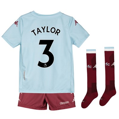 Aston Villa Away Minikit 2019-20 with Taylor 3 printing