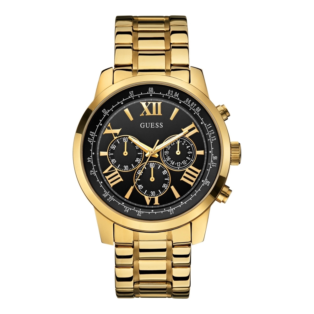 Guess W0379G4 Men's Gold Tone Chronograph Wristwatch