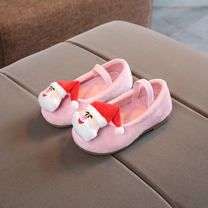 Toddler Girl Christmas Santa Decor Shoes