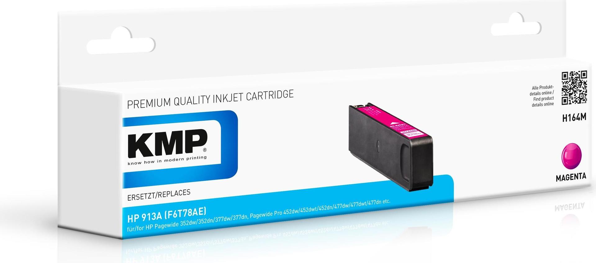 KMP H164M - Magenta - HP - HP PageWide 352 dw - HP PageWide MFP 377 dw - HP PageWide Pro 452 dn - HP PageWide Pro 452 dw - HP... - F6T78AE - Box (1751,4006)