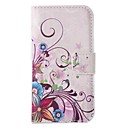 Beautiful Flower PU Leather Full Body Case with Card Slot for Samsung Galaxy Note 3 Lite N750 / Neo N7505