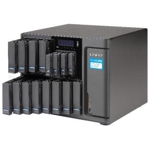 QNAP TS-1685 - NAS-Server - 16 Schächte - SATA 6Gb/s - RAID 0, 1, 5, 6, 10, JBOD, 10-Hot-Spare - Gigabit Ethernet / 10 Gigabit Ethernet - iSCSI (TS-1685-D1531-128GR)
