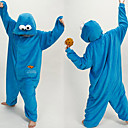 Unisexe bleu mignon Sesame Street Polaire Kigurumi pyjama