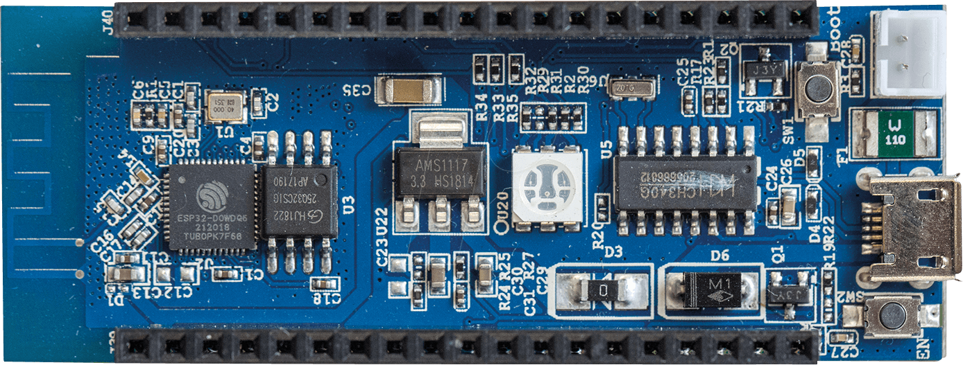 Franzis Verlag 67057 Systemträgermodul für Open Architecture 0,24 GHz ESP32 (4019631670571)