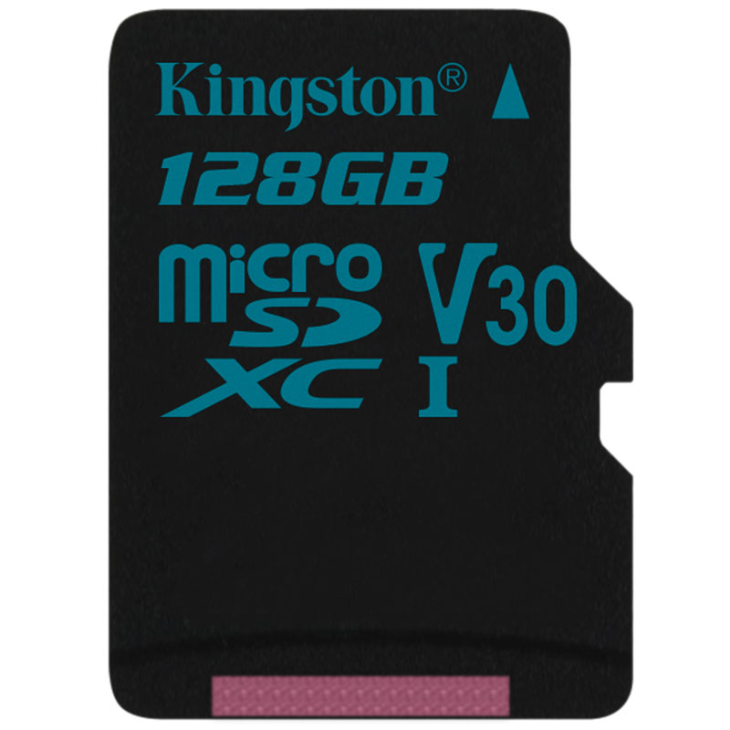 Kingston 128GB Canvas Go Micro SD Card (SDXC) UHS-I V30 - 90MB/s