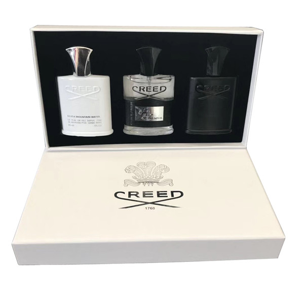 warehouse clearance creed set 30ml * 3 creed cologne perfume, men's long-lasting high fragrance paris liquid spray perfume fragrance set.