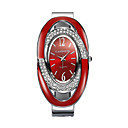 Women's Bracelet Watch Simulated Diamond Watch Diamond Watch Quartz Black / Silver / Red 30 m Imitation Diamond Analog Ladies Sparkle Bangle Fashion Elegant - White Black Red