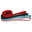 Colorful peau Snake Style PU Cuir Laisses pour chiens (couleurs assorties, SM)