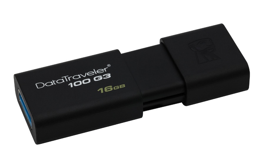 Kingston 16GB DataTraveler 100 G3 USB 3.0 Flash Drive - 100MB/s